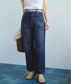 COHINA KAIHARA ミドルライズストレートデニムのサムネイル