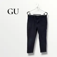 GU ジーユー　チノパン　ネイビー　メンズ　M