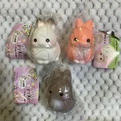 ブルーム　スクイーズ ぴょこたま　サプライズエッグ　うさぎ　３種セット