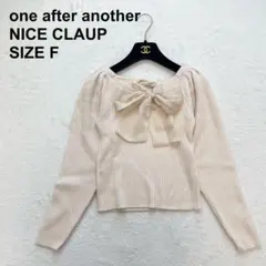 【美品】ナイスクラップ バックリボンラメニット 量産型 姫系 バレエコア（914