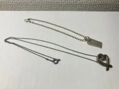 グッチ　プレート　ブレス/ティファニー　ラビングハート　ネックレス　sv925