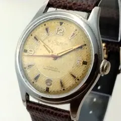 1960年代頃】エニカ スイス製 ミリタリー調 赤秒針 ヴィンテージ手巻き