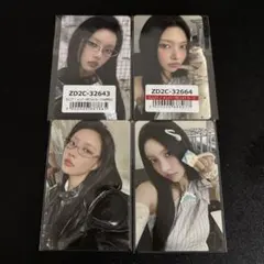 ILLIT ユナ weverse ユニバ 特典 ラキドロ 4枚セット トレカ