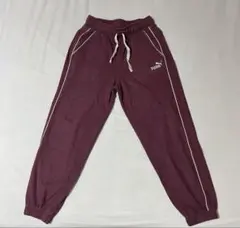 PUMA スウェットパンツ レッド S