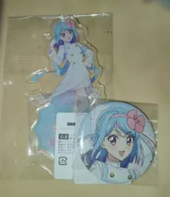 湊みお アイカツ DMMスクラッチ くじ アクスタ 缶バッジ