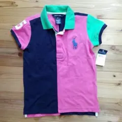 ラルフローレン ポロシャツ 子供用日本サイズ125cm(6～7歳)。新品未使用。