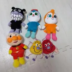 アンパンマン ぬいぐるみ プリちぃビーンズ 5体セット