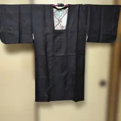 こげ茶のシンプルロングな道行コート