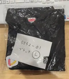 新品 半袖 ポロ ボタンダウン United Athle 5052 ブラック Lのサムネイル