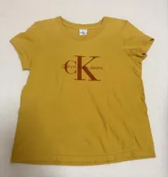 Calvin Klein Jeans ロゴ Tシャツ　イエロー　y2kのサムネイル