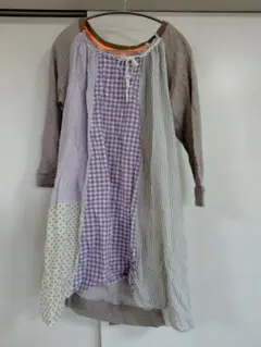 SUPER HAKKA パッチワークワンピース