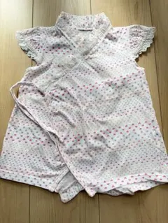 ベビー甚平 ロンパース ハート柄 60-70cm