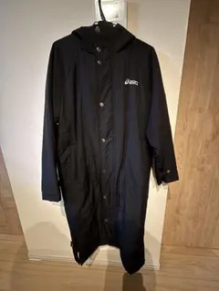 asics EZL524 ベンチコート 黒