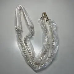 チェーンストラップバック用　ゴールド 肩掛けシルバー