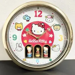 昭和レトロ【値下げOK】サンリオHello kitty ハローキティ 壁掛け時計
