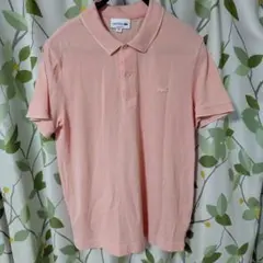 LACOSTE ラコステ ポロシャツ サーモン ピンク М
