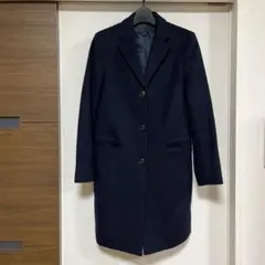 UNIQLO ウールカシミヤチェスターコート S ネイビー