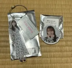 櫻坂46 守屋麗奈　アクリルキーホルダー　缶バッジ