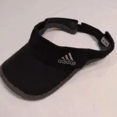 adidas 黒 ×グレーサンバイザー フリース