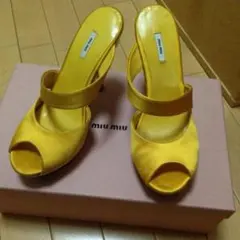 miu miu サンダル ミュール