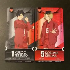 ハイキュー チケットライクコレクション 黒尾鉄朗 孤爪研磨
