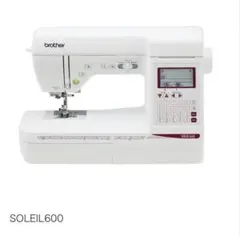 ブラザー コンピューターミシン ソレイユ600 新品未使用 フットコン 