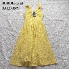 美品✨ボーダーズアットバルコニー　 LACE RIBBON DRESS