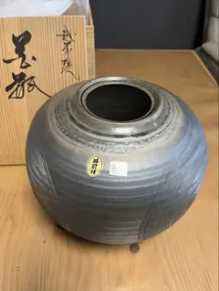 L63 送料無料 浮雲 建水 銅器 海玉堂 茶道具 茶道 木箱 鎚目 - メルカリ