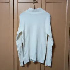 coenコーエン長袖ハイネックカットソーニット綿100リブニットパンツスカートに