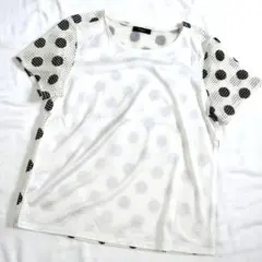 Paul Smith BLACK/ドット柄メッシュTシャツ