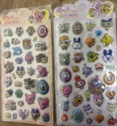 2枚セット　新品未開封 たまごっち 立体シール ぷっくりシール