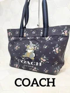 美品✨COACH コーチ Disneyコラボ とんすけ トートバッグ A4