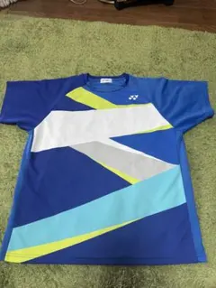 YONEX バドミントンシャツ JP M ホワイト/ブルー - メルカリ