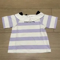 アルジー　オフショル風　ボーダー　Tシャツ