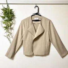 【クリーニング済】レディース　ショートトレンチ　トレンチコート　ジャケット　春服