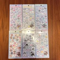 ボンボンドロップシール　水族館　6枚セット　正規品