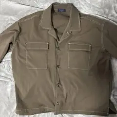 ベージュ 長袖シャツ BACK NUMBER