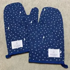 Peter Rabbit 鍋つかみ ミトン ネイビー ドットのサムネイル
