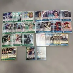 ワンピースカード 青緑ルフィ 青バギー デッキ デッキパーツ セット