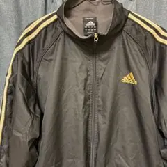 adidas Clima365 ジャージジャケット ブラック/ゴールド