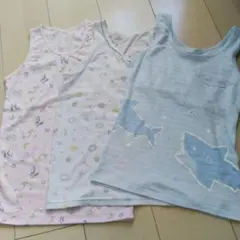 女の子向けキャミソール3枚セット