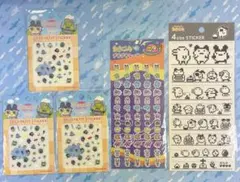 たまごっち シール 5点セット ステッカー デコプチ プクプク 4サイズ