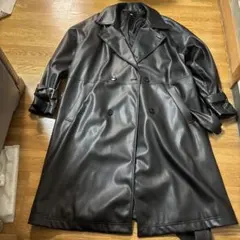 HAREの合皮レザーロングコート