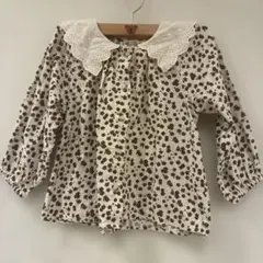 ZARA 3-4歳 茶色の小花柄