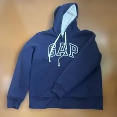 GAP ボアジップアップパーカー ネイビー