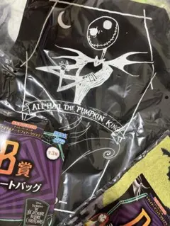 ナイトメアー・ビフォア・クリスマス B賞 トートバッグ　ゼロ　ジャック