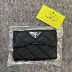 PRADA ノベルティブラック キルティング コインケース - メルカリ
