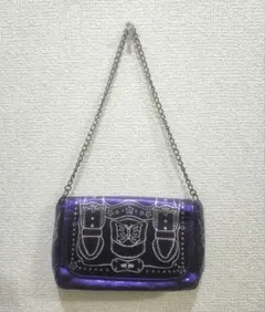 アナスイ　ANNA SUI　パープル　バッグ　ポーチ　ミニ