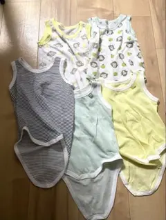 タンクトップ ロンパース肌着 70 5枚セット