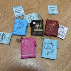 【未使用】ディズニー ミニブックマスコット　5種セット